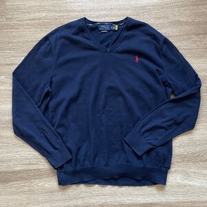 Polo Ralph Lauren 🐎 Cotton V-Neck Sweater